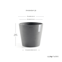 Ecopots Amsterdam Grey