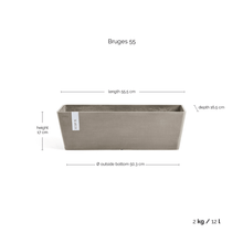 Ecopots Bruges Taupe