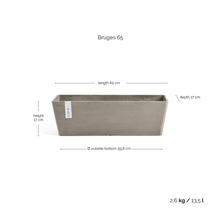 Ecopots Bruges Taupe