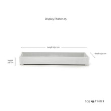 Ecopots Display Platter Pure White