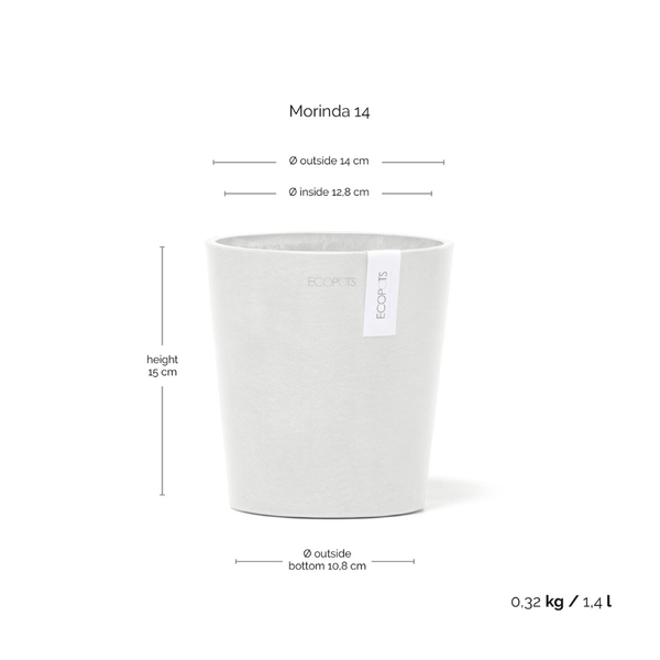 Ecopots Morinda Orchid Pot