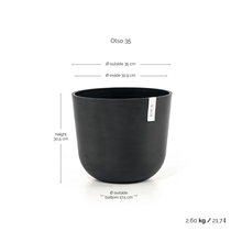 Ecopots Oslo Dark Grey