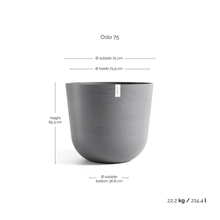 Ecopots Oslo Grey