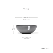 Ecopots Vienna Grey